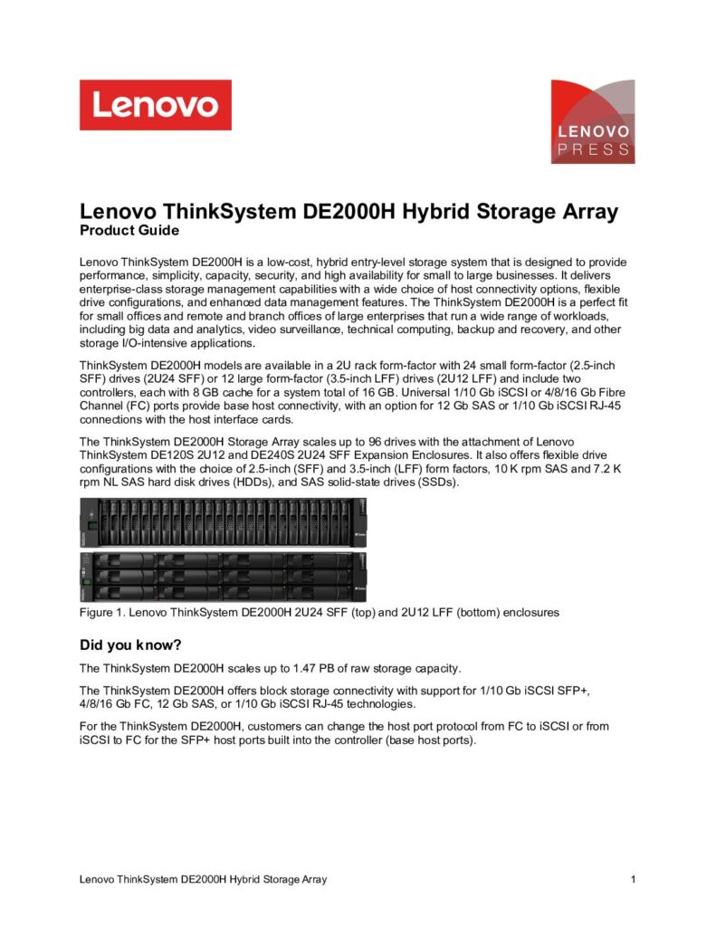 datasheet almacenamiento lenovo de2000h pdf large 1