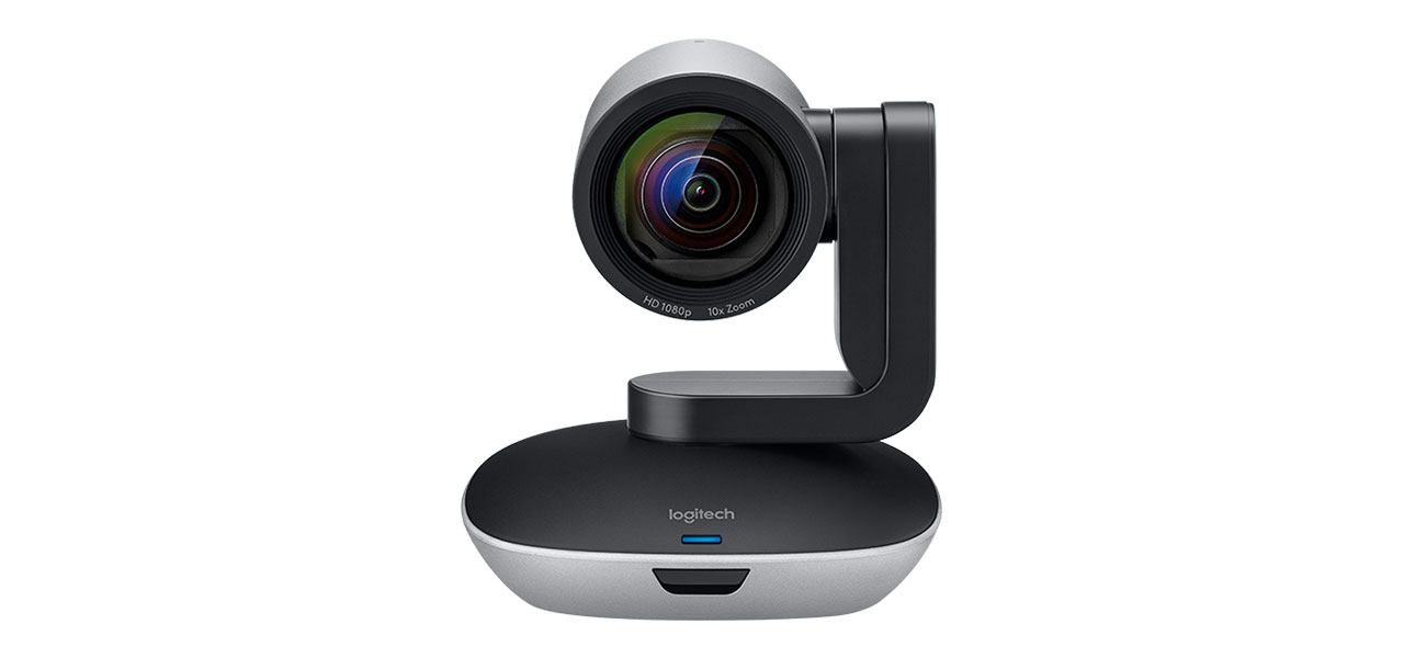 post camara videoconferencia remoto logitech ptz pro 2